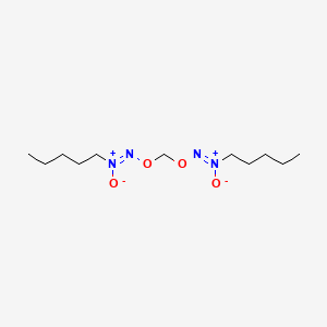 molecular formula C11H24N4O4 B3846067 8,10-dioxa-6,7,11,12-tetraazaheptadeca-6,11-diene 6,12-dioxide 