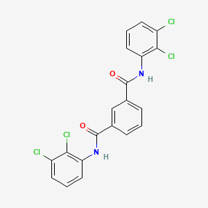 molecular formula C20H12Cl4N2O2 B3846092 N,N'-bis(2,3-dichlorophenyl)isophthalamide 