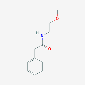 molecular formula C11H15NO2 B3846106 N-(2-methoxyethyl)-2-phenylacetamide 