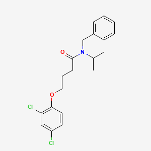 molecular formula C20H23Cl2NO2 B3846117 N-benzyl-4-(2,4-dichlorophenoxy)-N-isopropylbutanamide 
