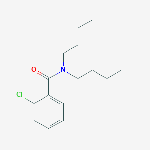molecular formula C15H22ClNO B3846148 N,N-dibutyl-2-chlorobenzamide CAS No. 20308-46-7