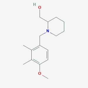 molecular formula C16H25NO2 B3846155 [1-(4-methoxy-2,3-dimethylbenzyl)-2-piperidinyl]methanol 