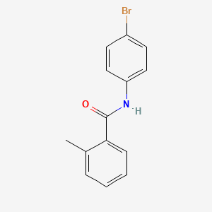 molecular formula C14H12BrNO B3846184 N-(4-bromophenyl)-2-methylbenzamide 