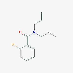 molecular formula C13H18BrNO B3846206 2-bromo-N,N-dipropylbenzamide 