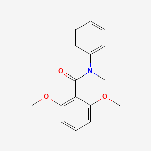 molecular formula C16H17NO3 B3846240 2,6-dimethoxy-N-methyl-N-phenylbenzamide 