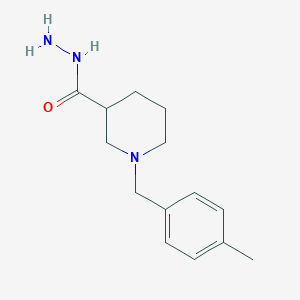 molecular formula C14H21N3O B3846328 1-(4-methylbenzyl)-3-piperidinecarbohydrazide 