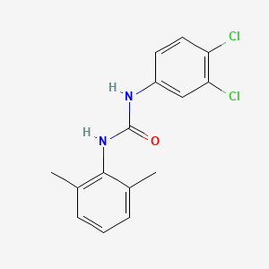 molecular formula C15H14Cl2N2O B3846333 N-(3,4-dichlorophenyl)-N'-(2,6-dimethylphenyl)urea 