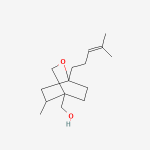 molecular formula C15H26O2 B3846365 [5-methyl-1-(4-methyl-3-penten-1-yl)-2-oxabicyclo[2.2.2]oct-4-yl]methanol 