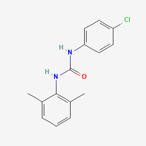 molecular formula C15H15ClN2O B3846409 N-(4-氯苯基)-N'-(2,6-二甲基苯基)脲 