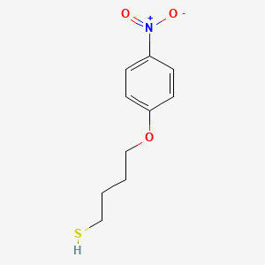 molecular formula C10H13NO3S B3846485 4-(4-nitrophenoxy)-1-butanethiol 