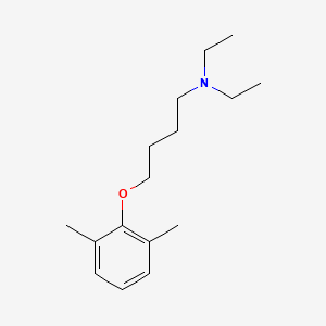 molecular formula C16H27NO B3846515 4-(2,6-dimethylphenoxy)-N,N-diethyl-1-butanamine 