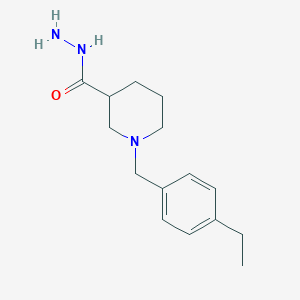 molecular formula C15H23N3O B3846517 1-(4-ethylbenzyl)-3-piperidinecarbohydrazide 