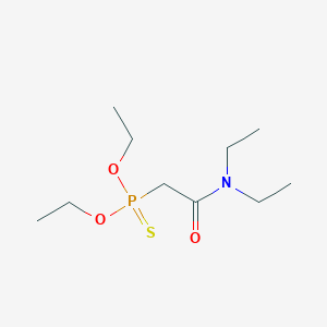 molecular formula C10H22NO3PS B3846534 O,O-diethyl [2-(diethylamino)-2-oxoethyl]phosphonothioate 