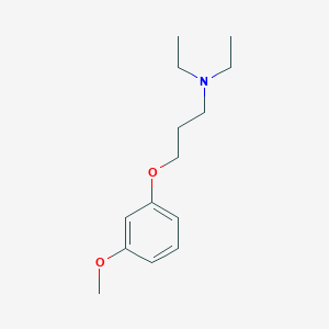 molecular formula C14H23NO2 B3846615 N,N-diethyl-3-(3-methoxyphenoxy)-1-propanamine 