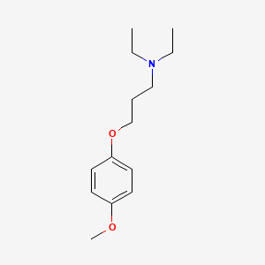 molecular formula C14H23NO2 B3846733 N,N-diethyl-3-(4-methoxyphenoxy)-1-propanamine 
