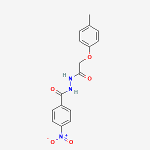 N'-[(4-methylphenoxy)acetyl]-4-nitrobenzohydrazide