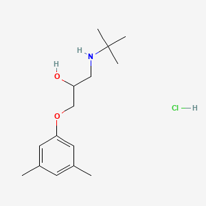 molecular formula C15H26ClNO2 B3846748 1-(tert-butylamino)-3-(3,5-dimethylphenoxy)-2-propanol hydrochloride 