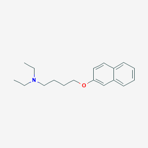 molecular formula C18H25NO B3846762 N,N-diethyl-4-(2-naphthyloxy)-1-butanamine 