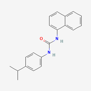 molecular formula C20H20N2O B3846843 N-(4-isopropylphenyl)-N'-1-naphthylurea 