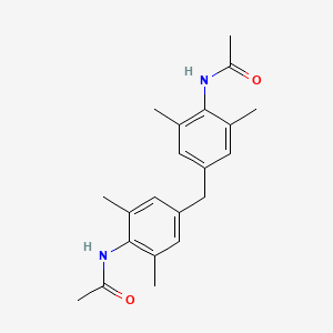 molecular formula C21H26N2O2 B3846881 N,N'-[methylenebis(2,6-dimethyl-4,1-phenylene)]diacetamide 