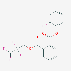 molecular formula C17H11F5O4 B3846888 2-fluorophenyl 2,2,3,3-tetrafluoropropyl phthalate 