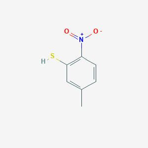 molecular formula C7H7NO2S B038469 5-Methyl-2-nitrobenzenethiol CAS No. 119873-35-7