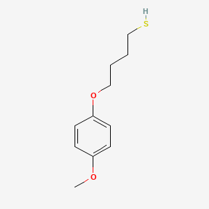 molecular formula C11H16O2S B3846916 4-(4-methoxyphenoxy)-1-butanethiol 