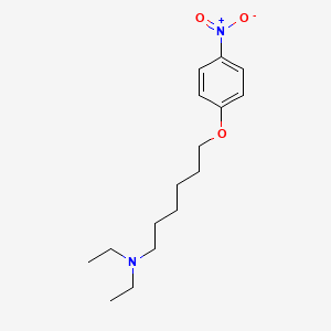 molecular formula C16H26N2O3 B3846949 N,N-diethyl-6-(4-nitrophenoxy)-1-hexanamine 