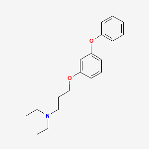 molecular formula C19H25NO2 B3846956 N,N-diethyl-3-(3-phenoxyphenoxy)-1-propanamine 