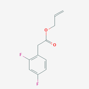 molecular formula C11H10F2O2 B3846967 allyl (2,4-difluorophenyl)acetate 