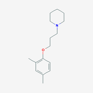 molecular formula C16H25NO B3846982 1-[3-(2,4-dimethylphenoxy)propyl]piperidine 