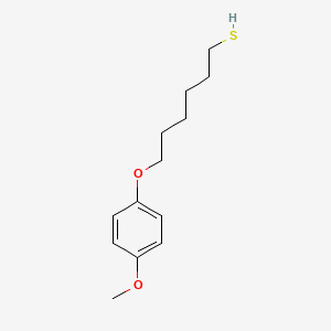 molecular formula C13H20O2S B3847035 6-(4-methoxyphenoxy)-1-hexanethiol 