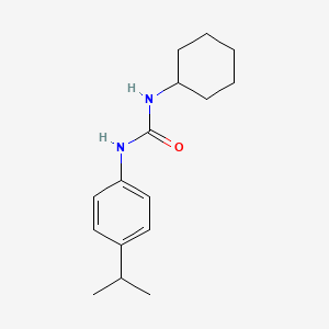 molecular formula C16H24N2O B3847090 N-cyclohexyl-N'-(4-isopropylphenyl)urea 