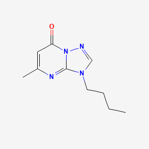 molecular formula C10H14N4O B3847435 3-butyl-5-methyl[1,2,4]triazolo[1,5-a]pyrimidin-7(3H)-one 