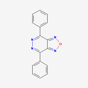 molecular formula C16H10N4O B3847487 4,7-diphenyl[1,2,5]oxadiazolo[3,4-d]pyridazine CAS No. 7502-19-4
