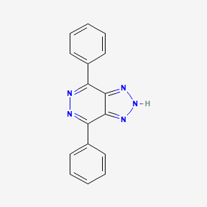molecular formula C16H11N5 B3847493 4,7-diphenyl-2H-[1,2,3]triazolo[4,5-d]pyridazine 