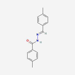 molecular formula C16H16N2O B3847526 4-methyl-N'-(4-methylbenzylidene)benzohydrazide CAS No. 115540-63-1