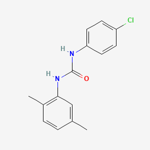 molecular formula C15H15ClN2O B3847780 N-(4-chlorophenyl)-N'-(2,5-dimethylphenyl)urea 