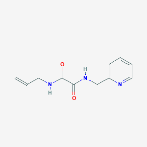 molecular formula C11H13N3O2 B3847984 N-allyl-N'-(2-pyridinylmethyl)ethanediamide 