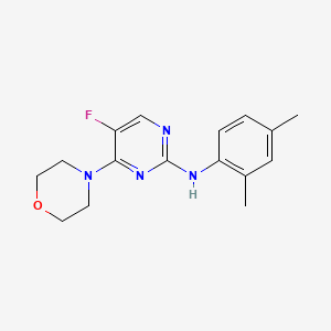 molecular formula C16H19FN4O B3848033 N-(2,4-dimethylphenyl)-5-fluoro-4-(4-morpholinyl)-2-pyrimidinamine 