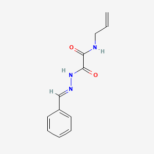 molecular formula C12H13N3O2 B3848277 N-allyl-2-(2-benzylidenehydrazino)-2-oxoacetamide 