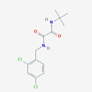 molecular formula C13H16Cl2N2O2 B3848411 N-(tert-butyl)-N'-(2,4-dichlorobenzyl)ethanediamide 