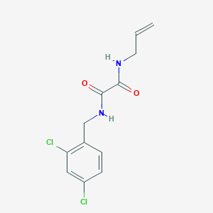 molecular formula C12H12Cl2N2O2 B3848596 N-allyl-N'-(2,4-dichlorobenzyl)ethanediamide 
