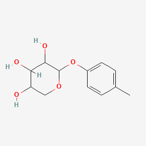 molecular formula C12H16O5 B3849304 4-methylphenyl pentopyranoside 