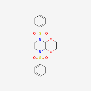 molecular formula C20H24N2O6S2 B3849381 5,8-bis[(4-methylphenyl)sulfonyl]octahydro[1,4]dioxino[2,3-b]pyrazine 