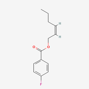 molecular formula C13H15FO2 B3849388 2-hexen-1-yl 4-fluorobenzoate 
