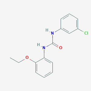 molecular formula C15H15ClN2O2 B3849439 N-(3-chlorophenyl)-N'-(2-ethoxyphenyl)urea 