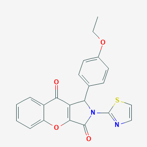 1-(4-Ethoxyphenyl)-2-(1,3-thiazol-2-yl)-1,2-dihydrochromeno[2,3-c]pyrrole-3,9-dione