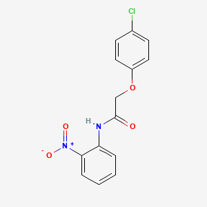 molecular formula C14H11ClN2O4 B3849486 2-(4-chlorophenoxy)-N-(2-nitrophenyl)acetamide 