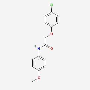 molecular formula C15H14ClNO3 B3849492 2-(4-chlorophenoxy)-N-(4-methoxyphenyl)acetamide CAS No. 62095-64-1